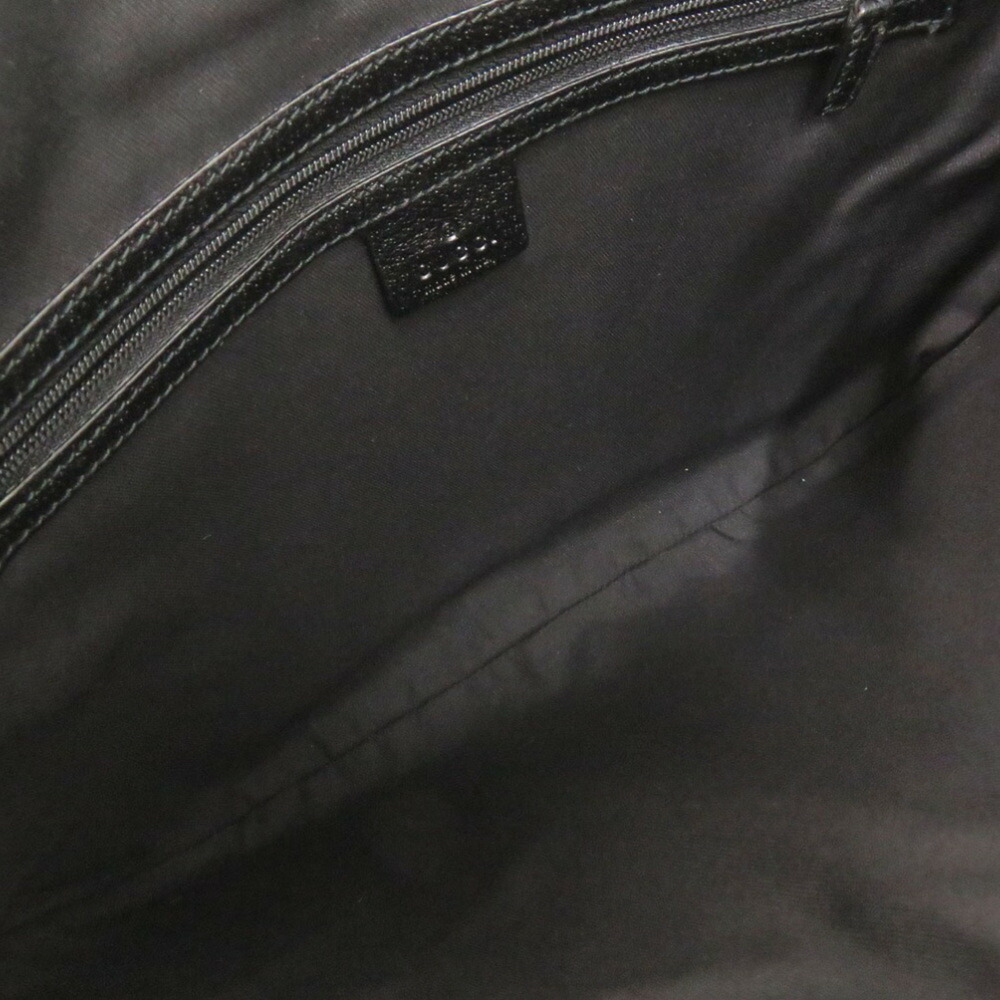GUCCI Authentic Black Leather Shoulder Bag - Picture 6 of 9